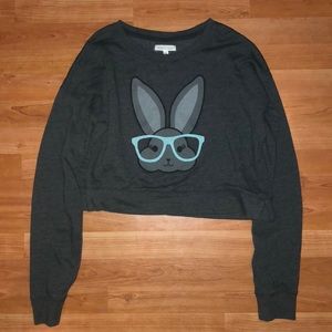 Cropped sweatshirt
